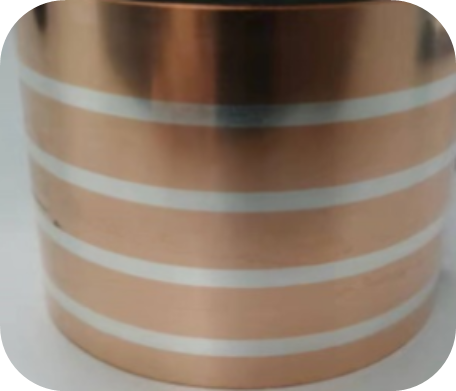 铜银侧面贯穿复合