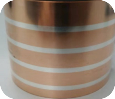 铜银侧面贯穿复合